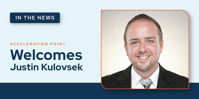 Justin Kulovsek, newly appointed Head of Digital & Omnichannel Engagement at Acceleration Point, representing Medical Affairs digital strategy and omnichannel HCP engagement leadership.